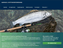 Tablet Screenshot of aarhuslystfiskerforening.dk
